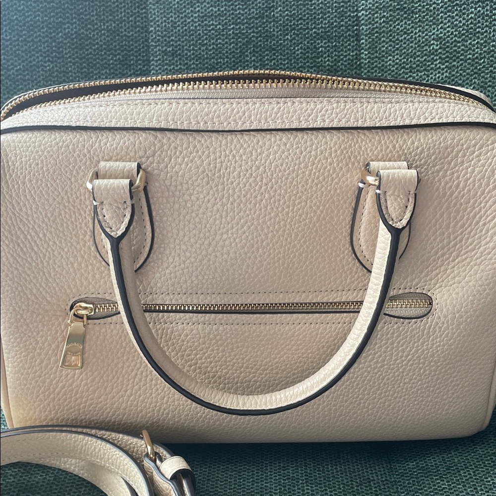 Coach Beige ivory Leather Rowan Satchel - Picture 3 of 8